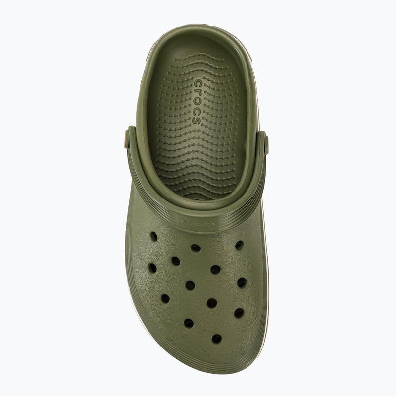 Klapki Crocs Off Court Logo Clog army green 6