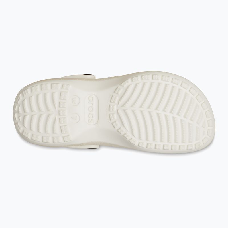 Klapki damskie Crocs Classic Platform Glitter chalk 13
