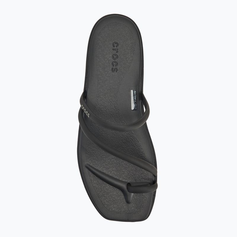 Klapki damskie Crocs Miami Toe Loop Sandal black 5