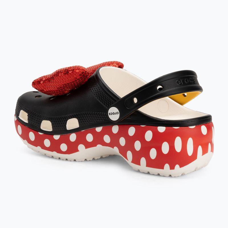 Klapki dziecięce Crocs Minnie Mouse Classic Platform Clog white 4