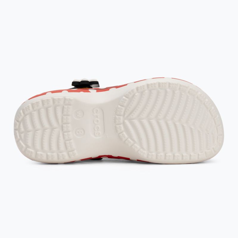 Klapki dziecięce Crocs Minnie Mouse Classic Platform Clog white 5