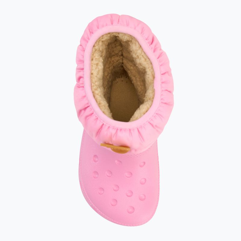 Śniegowce dziecięce Crocs Classic Neo Puff Boot Toddler pink tweed/gum 5