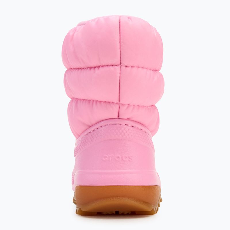 Śniegowce dziecięce Crocs Classic Neo Puff Boot Toddler pink tweed/gum 6