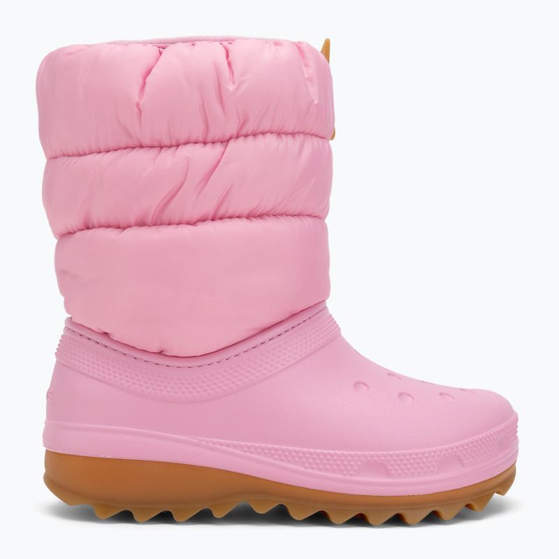 Śniegowce juniorskie Crocs Classic Neo Puff pink tweed/gum 2
