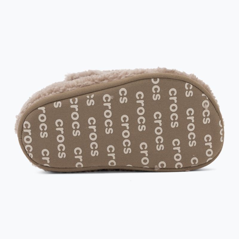 Kapcie dziecięce Crocs Classic Cozzy mushroom 5