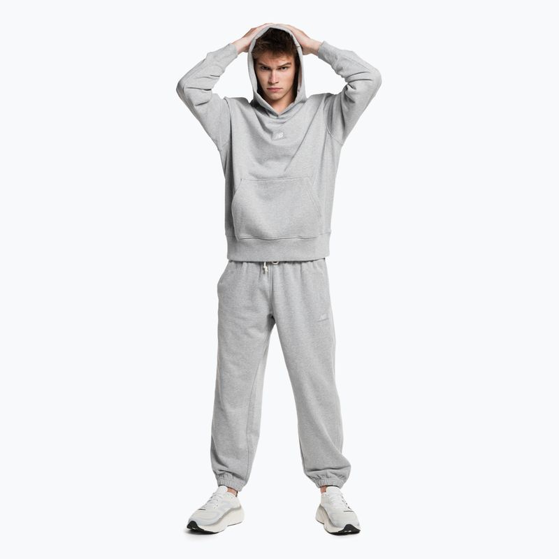 Bluza męska New Balance Athletics Remastered Graphic French Terry athletic grey 2