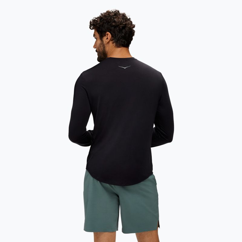 Longsleeve do biegania męski HOKA Essential LS Tee black 3