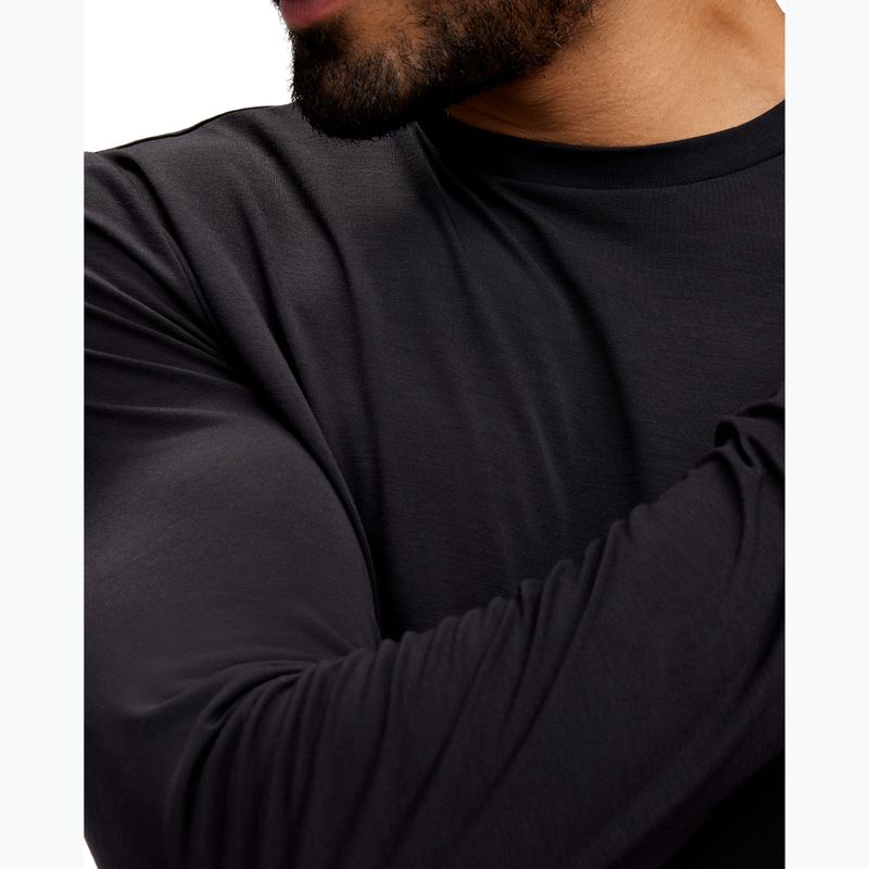 Longsleeve do biegania męski HOKA Essential LS Tee black 4