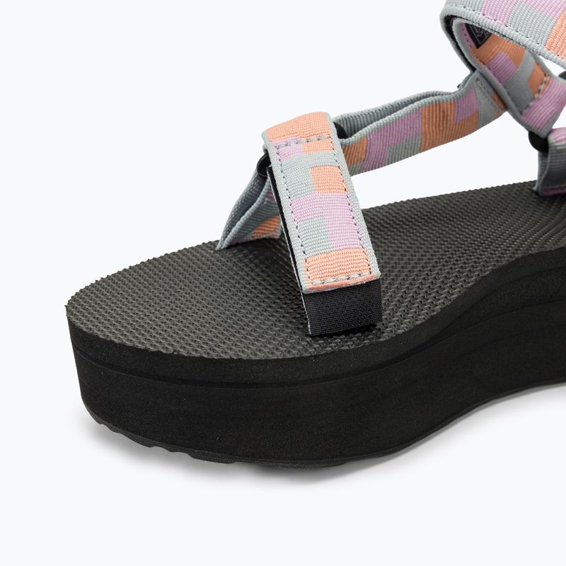 Sandały damskie Teva Flatform Universal retro shapes pear blue 7