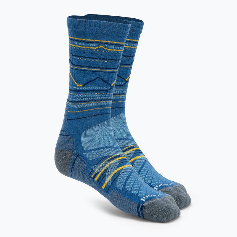 Skarpety Smartwool Hike Light Cushion Mountain Pattern Crew laguna blue