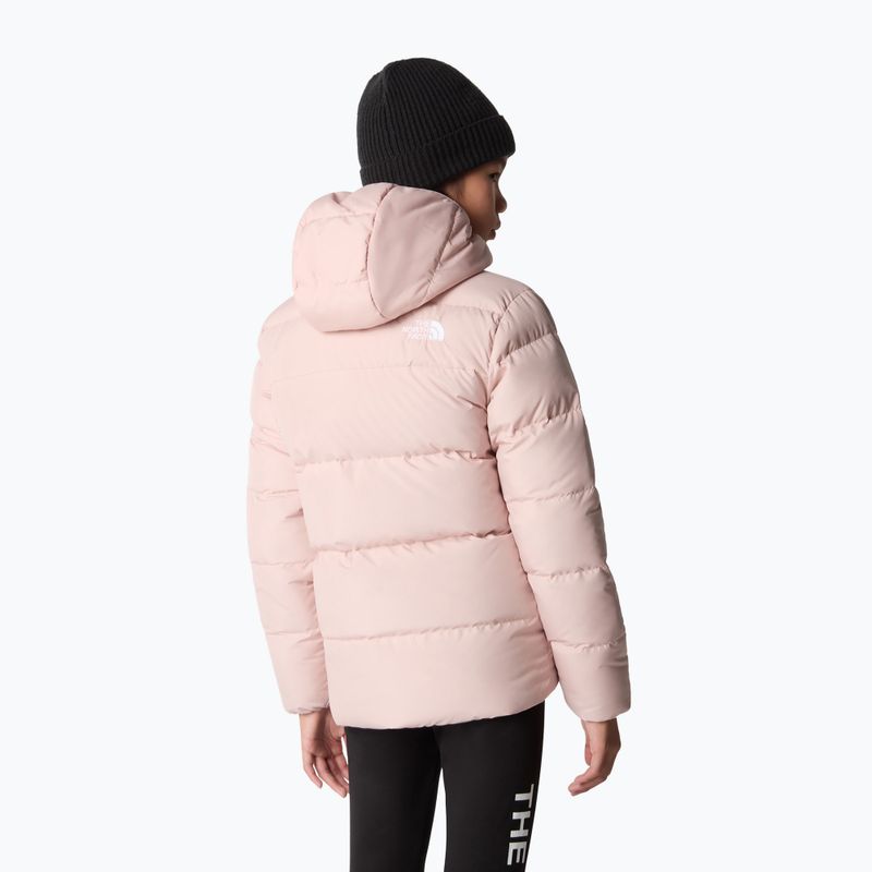 Kurtka dziecięca The North Face North Down Fleece Parka pink moss 3