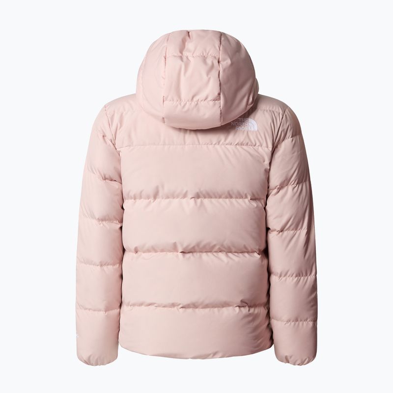 Kurtka dziecięca The North Face North Down Fleece Parka pink moss 6
