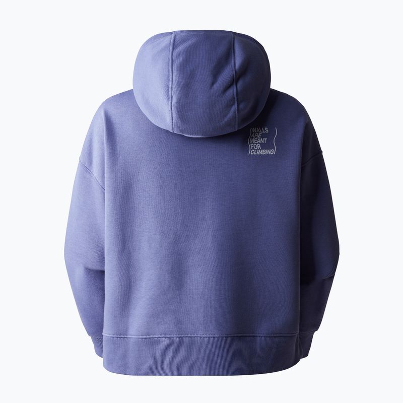 Bluza trekkingowa damska The North Face Outdoor Graphic Hoodie cave blue 5