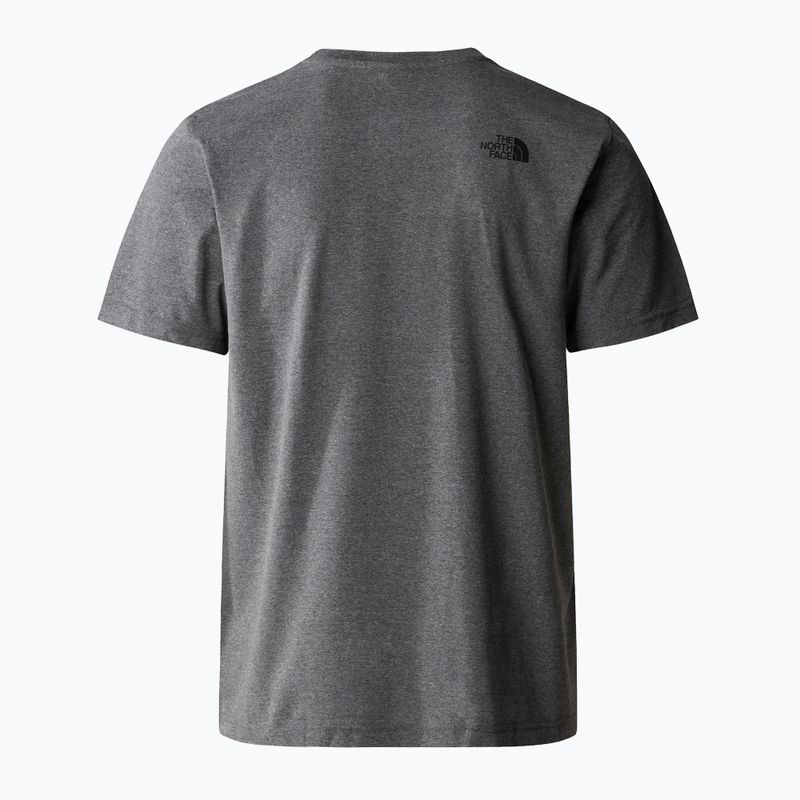 Koszulka męska The North Face Easy tnf medium grey heather 5