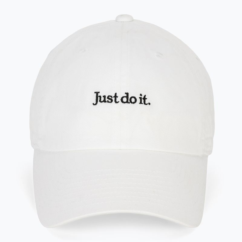 Czapka z daszkiem Nike Club Unstructured JDI white/black 2