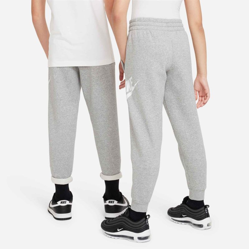 Spodnie dziecięce Nike Club Fleece dark grey heather/base grey/white 3