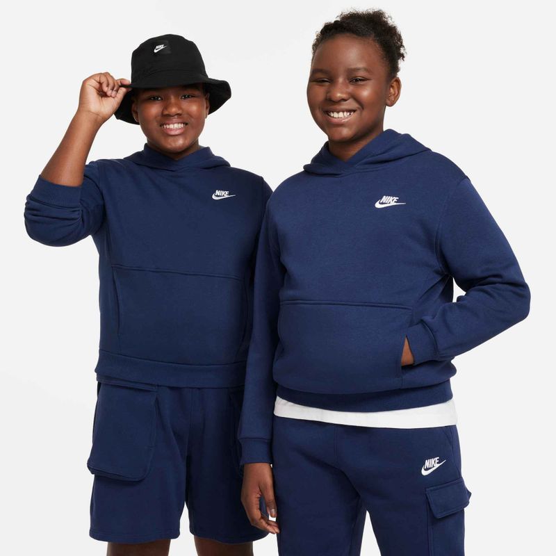 Bluza dziecięca Nike Sportswear Club Fleece midnight navy/white 4