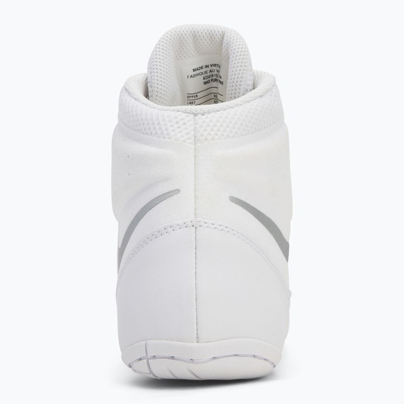 Buty zapaśnicze Nike Fury white/metallic silver 6