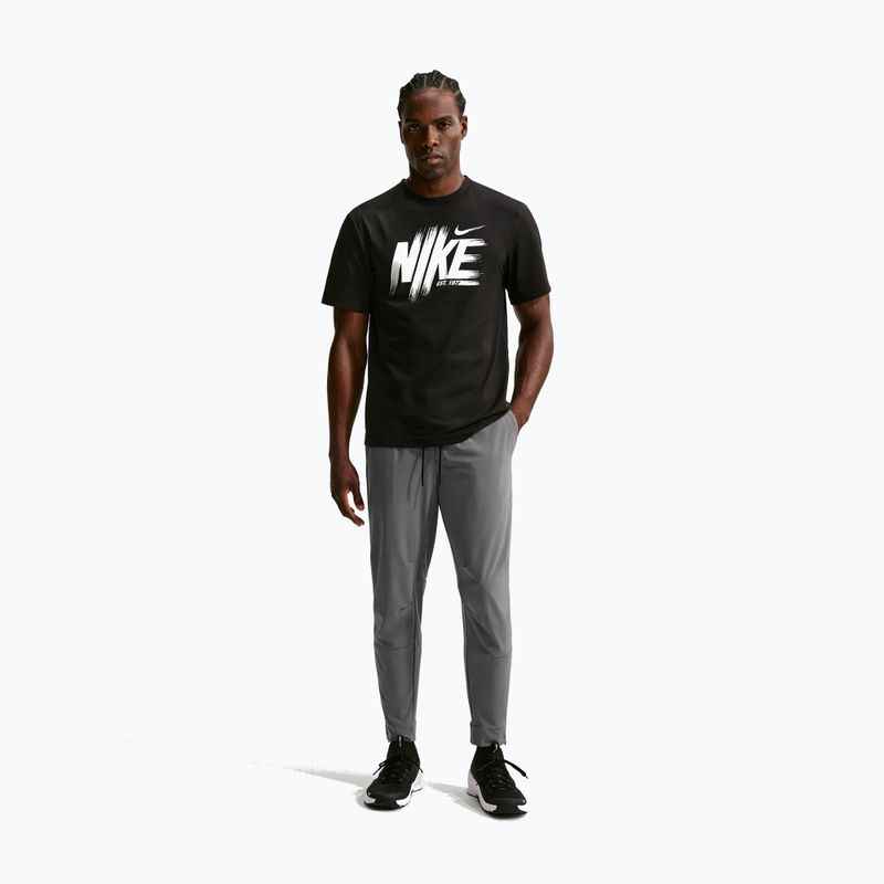 Spodnie męskie Nike Unlimited Dri-Fit Zippered Cuff smoke grey/black/smoke grey 2