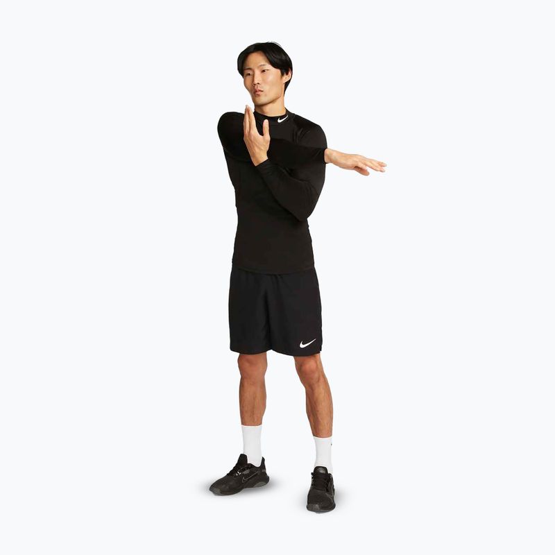Longsleeve treningowy męski Nike Pro Dri-Fit Mock-Neck black/white 2
