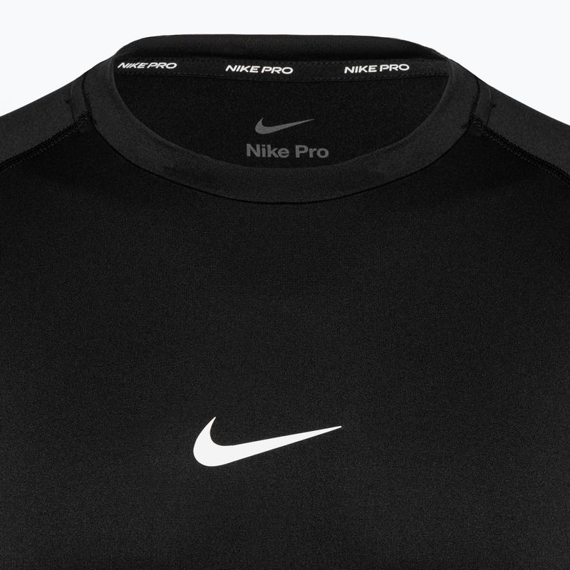Koszulka treningowa męska Nike Pro Dri-Fit Tight Fitness black/white 3