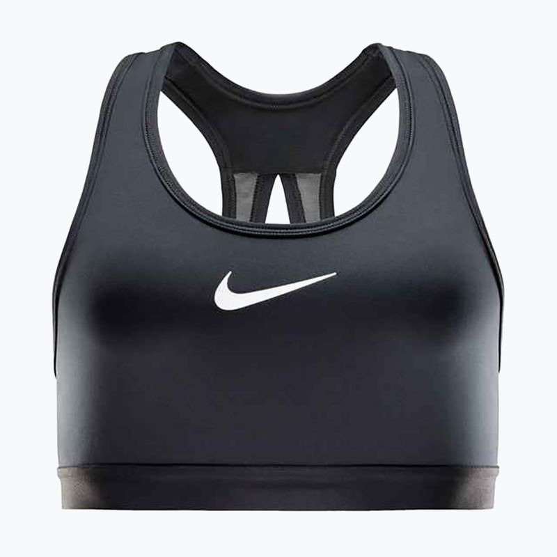 Biustonosz treningowy Nike Swoosh High Support black/iron grey/white 9