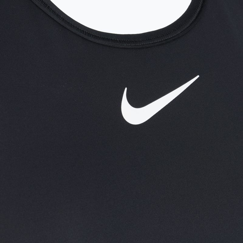 Biustonosz treningowy Nike Swoosh High Support black/iron grey/white 8