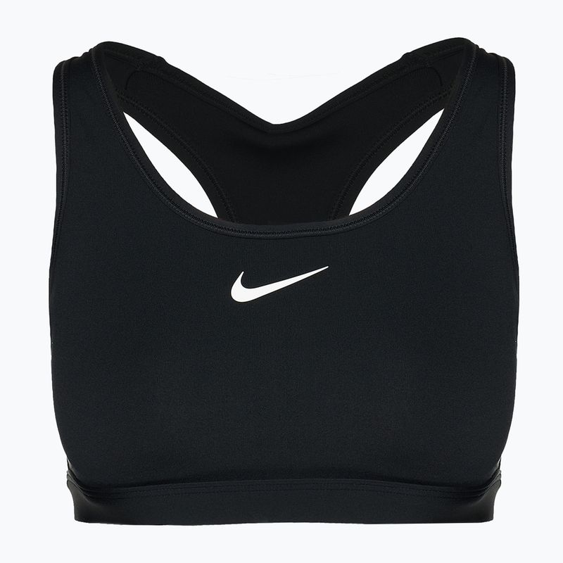 Biustonosz treningowy Nike Swoosh Medium Support black/white 7
