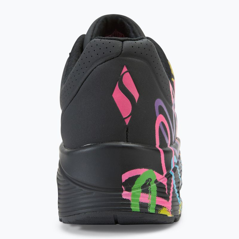 Buty damskie SKECHERS JGoldcrown Uno Highlight Love black/multicolor 6