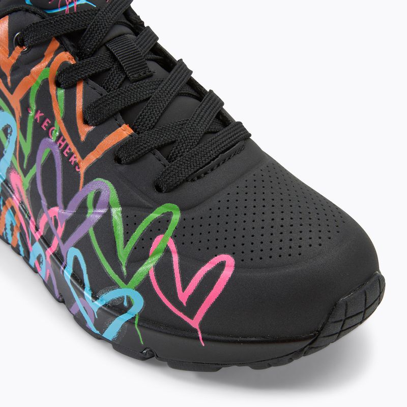 Buty damskie SKECHERS JGoldcrown Uno Highlight Love black/multicolor 7