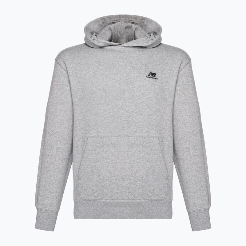 Bluza męska New Balance Hoops Fleece Hoodie athletic grey 5