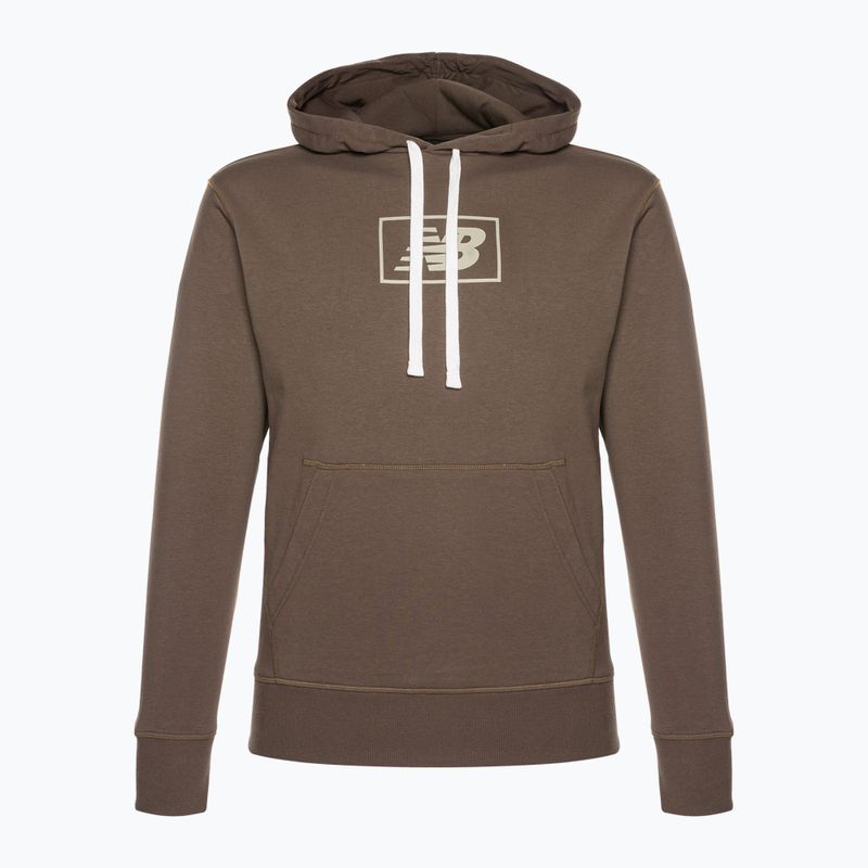 Bluza męska New Balance Essentials Hoodie darkmush 5