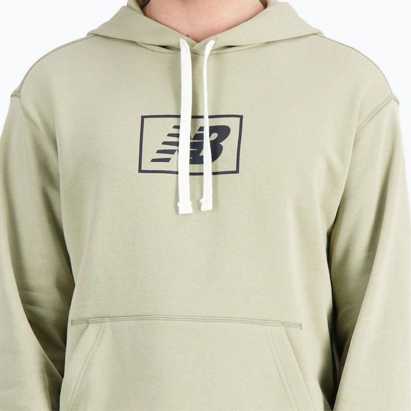 Bluza męska New Balance Essentials Hoodie fatigueg 4