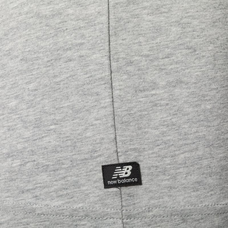 Koszulka męska New Balance Essentials Logo athletic grey 7