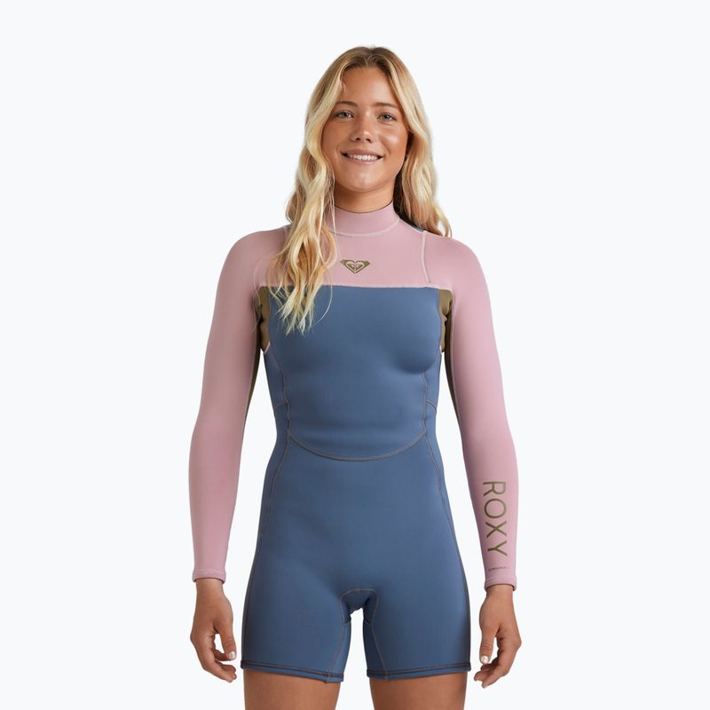 Pianka do pływania damska ROXY 2/2 mm Prologue+ LS Springsuit Flock ash
