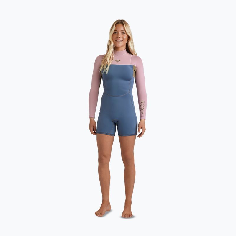 Pianka do pływania damska ROXY 2/2 mm Prologue+ LS Springsuit Flock ash 2