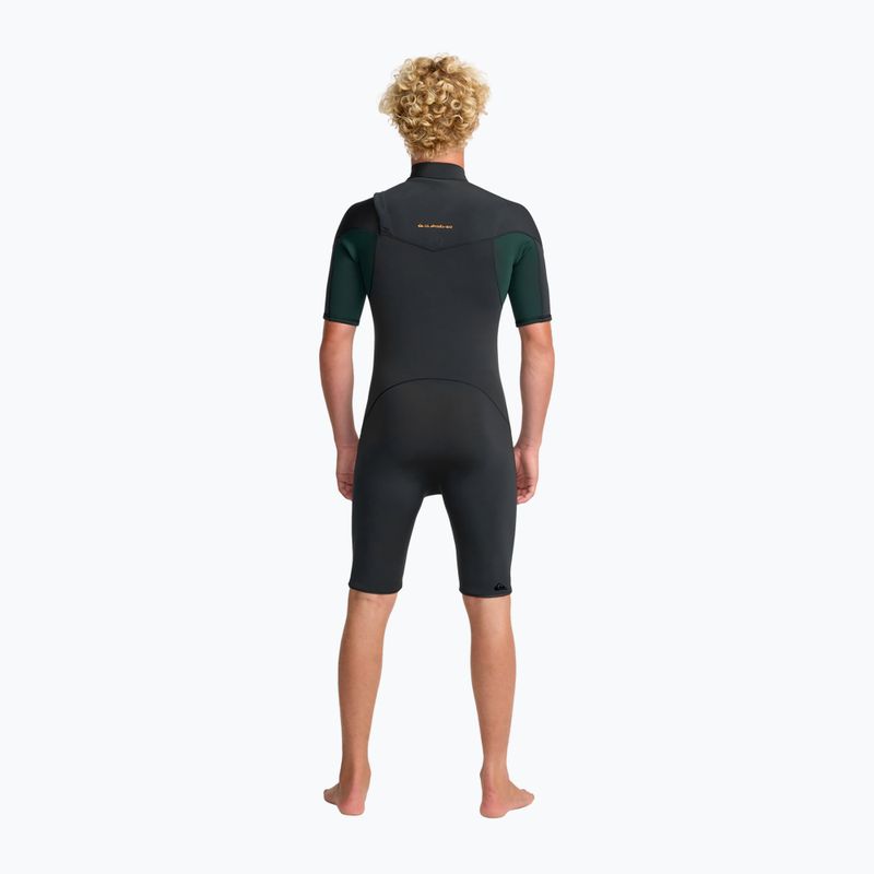 Pianka do pływania męska Quiksilver Everyday Sessions 2/2 mm Chest Zip SS Spring jade 2