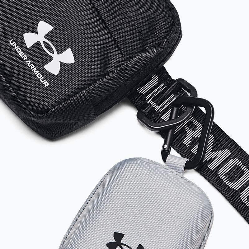 Saszetka nerka Under Armour Loudon 2 l black/black/white 3