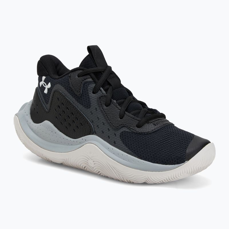 Buty koszykarskie dziecięce Under Armour Grade School Jet '23 black/jet gray/white