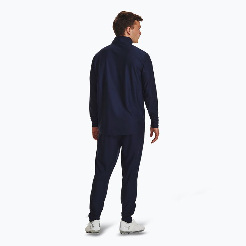 Komplet piłkarski męski Under Armour Challenger Tracksuit midnight navy/white 2