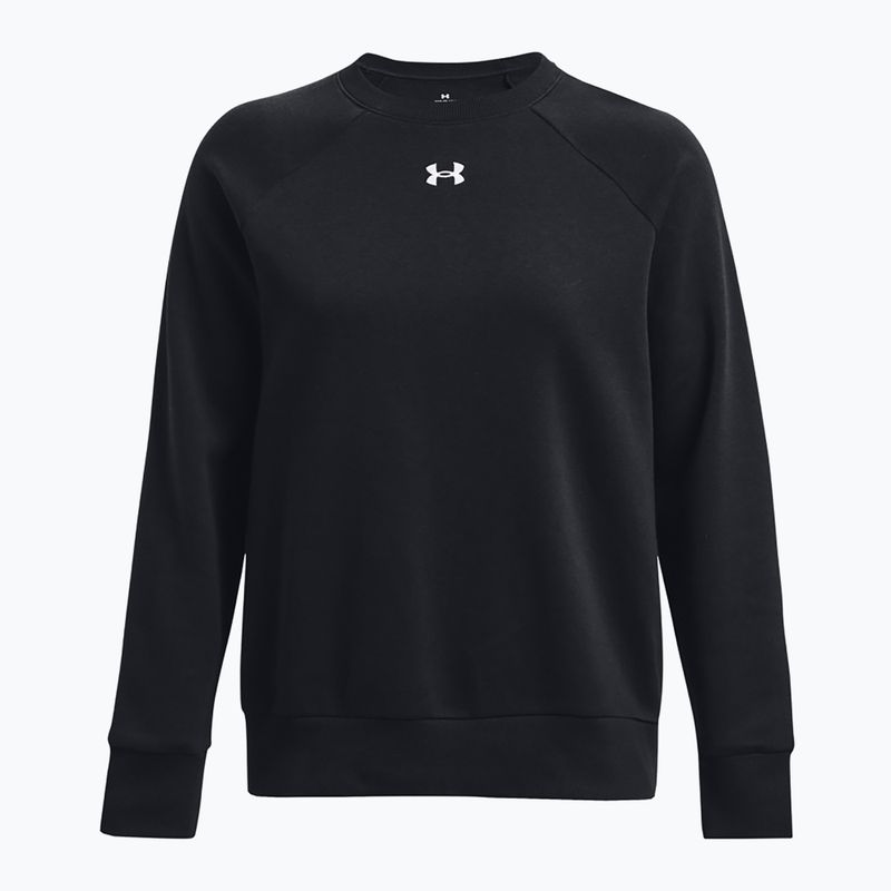 Bluza damska Under Armour Rival Fleece Crew black/white 5