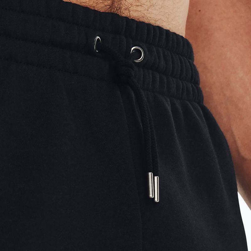 Spodenki męskie Under Armour Icon Fleece black/white 4