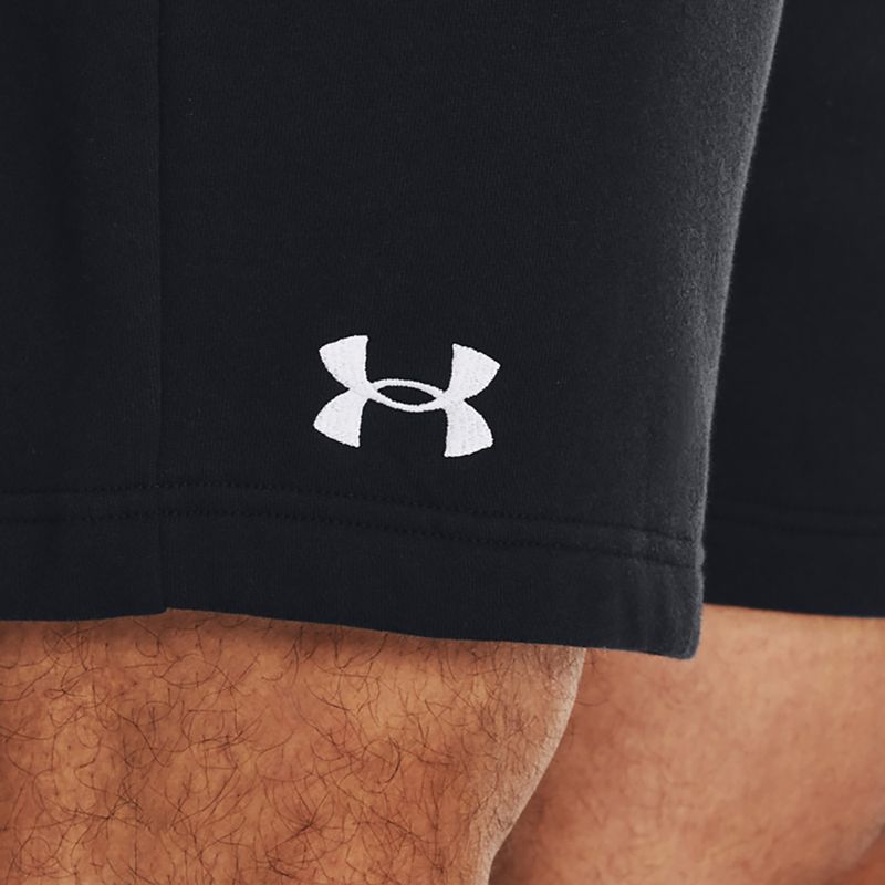 Spodenki treningowe męskie Under Armour Rival Fleece black/white 3
