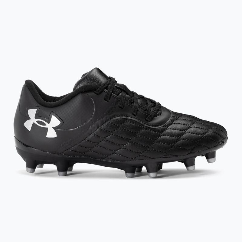 Buty piłkarskie dziecięce Under Armour Magnetico Select JR 3.0 FG black/metallic silver 2