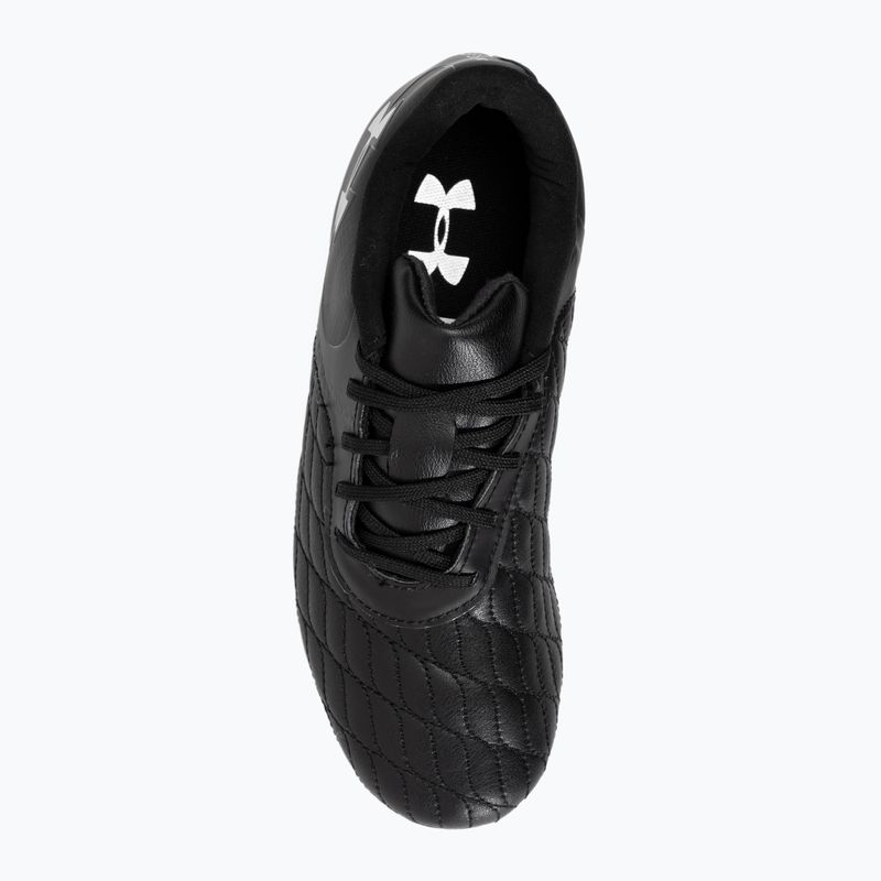 Buty piłkarskie dziecięce Under Armour Magnetico Select JR 3.0 FG black/metallic silver 6