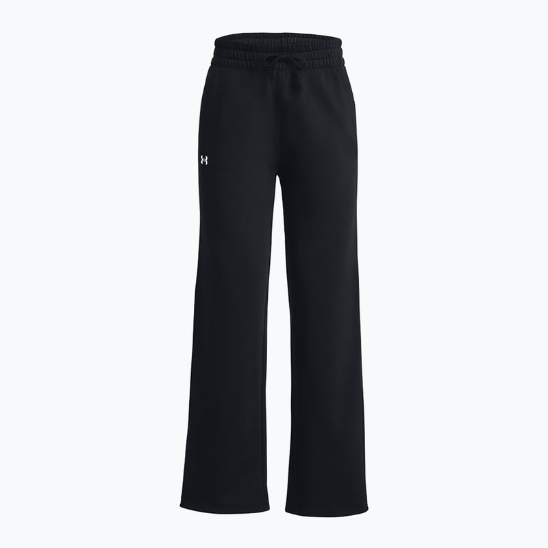 Spodnie damskie Under Armour Rival Fleece Straight Mod Rack black/white 5