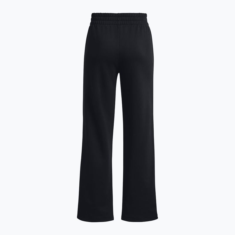 Spodnie damskie Under Armour Rival Fleece Straight Mod Rack black/white 6