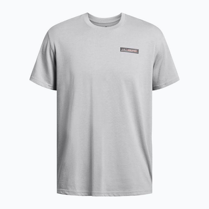 Koszulka męska Under Armour HW Armour Label mod gray medium heather/black 4