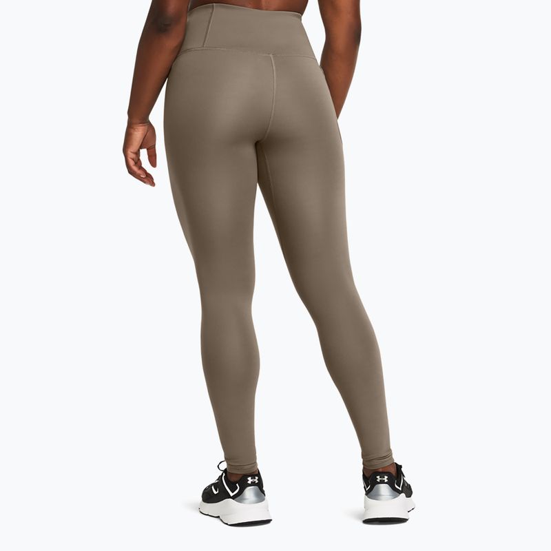Legginsy treningowe damskie Under Armour Motion taupe dusk/black 3