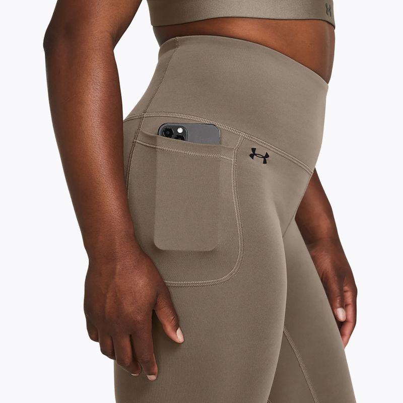 Legginsy treningowe damskie Under Armour Motion taupe dusk/black 4